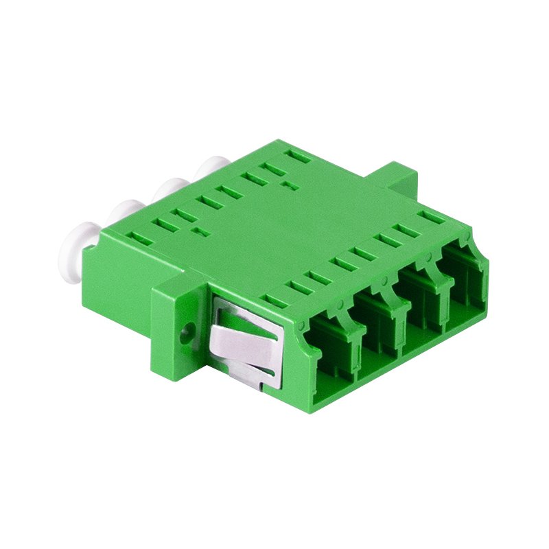 LogiLink Professional kit de couplage fibre optique, LC-Duplex Quad, vert, 12 pièces