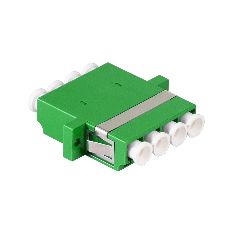 LogiLink Professional kit de couplage fibre optique, LC-Duplex Quad, vert, 12 pièces