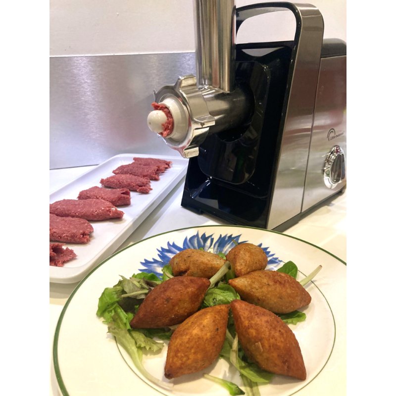 Little Balance vleesmolen Easy Burger Inox, elektrisch, 600 Watt, 2,3 kg/min