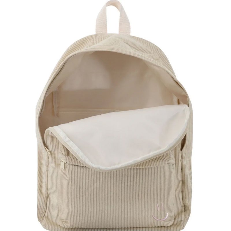 EBERHARD FABER sac à dos loisirs, velours côtelé, beige, 20 litres