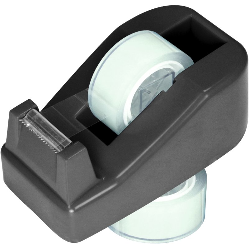 Kangaro tafelplakbandhouder, metalen snijmes, 19 mm × 33 m, diverse kleuren