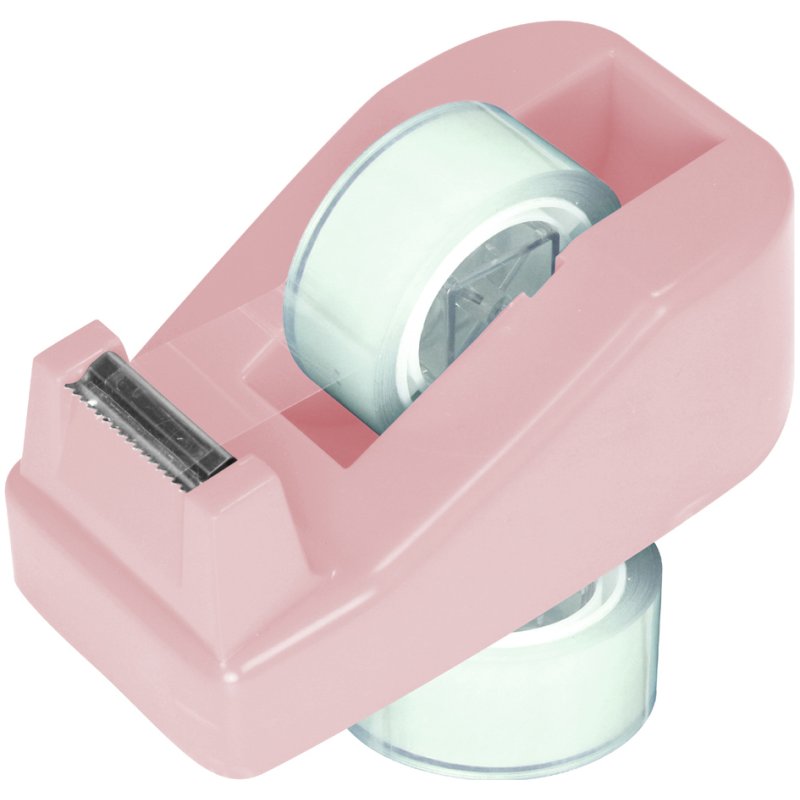 Kangaro tafelplakbandhouder, metalen snijmes, 19 mm × 33 m, diverse kleuren