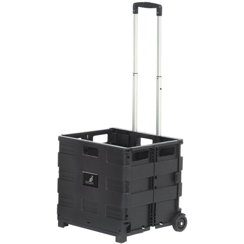 Kangaro opvouwbare transportkar met opvouwbare bak, draagvermogen 35 kg, 420×405×380 mm