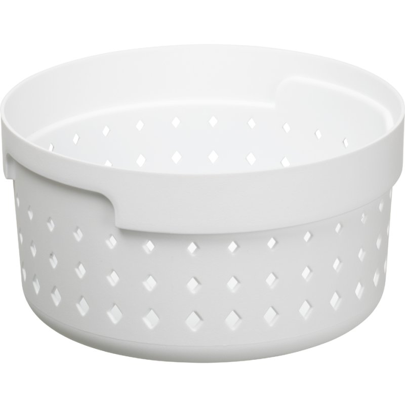 NHG panier de rangement SEOUL ROUND ORGANIZER S, vert romarin, 0,9 litre, PP recyclé