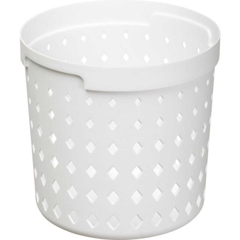 NHG panier de rangement SEOUL ROUND ORGANIZER L, PP recyclé, noir, 2,7 litre