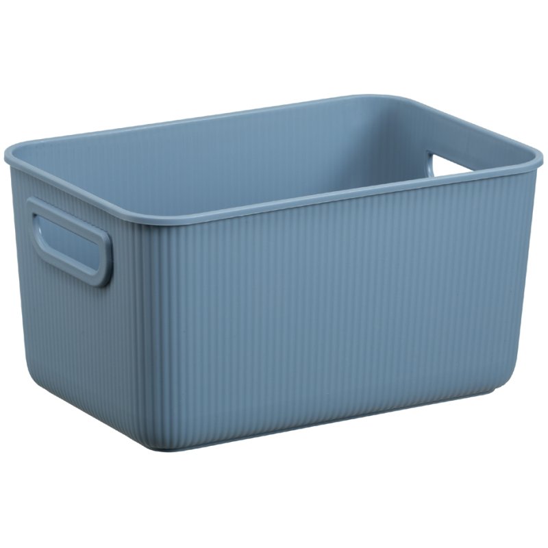 NHG boîte de rangement AKITA STORAGE S, bleu, PP recyclé, 5,0 litre