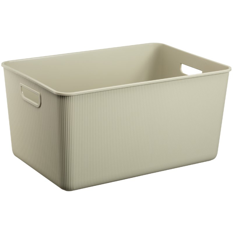 NHG boîte de rangement AKITA STORAGE L, polypropylène, beige clair, 40 litres
