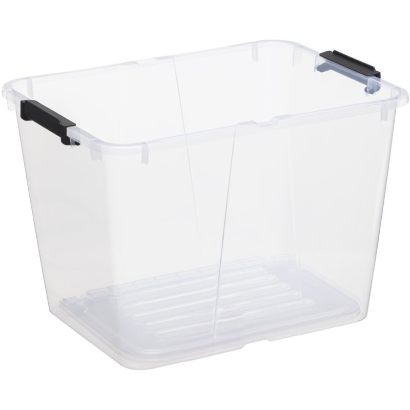 plast team boîte de rangement HOME BOX FLEX, 30 litres, transparent, 430×330×300 mm