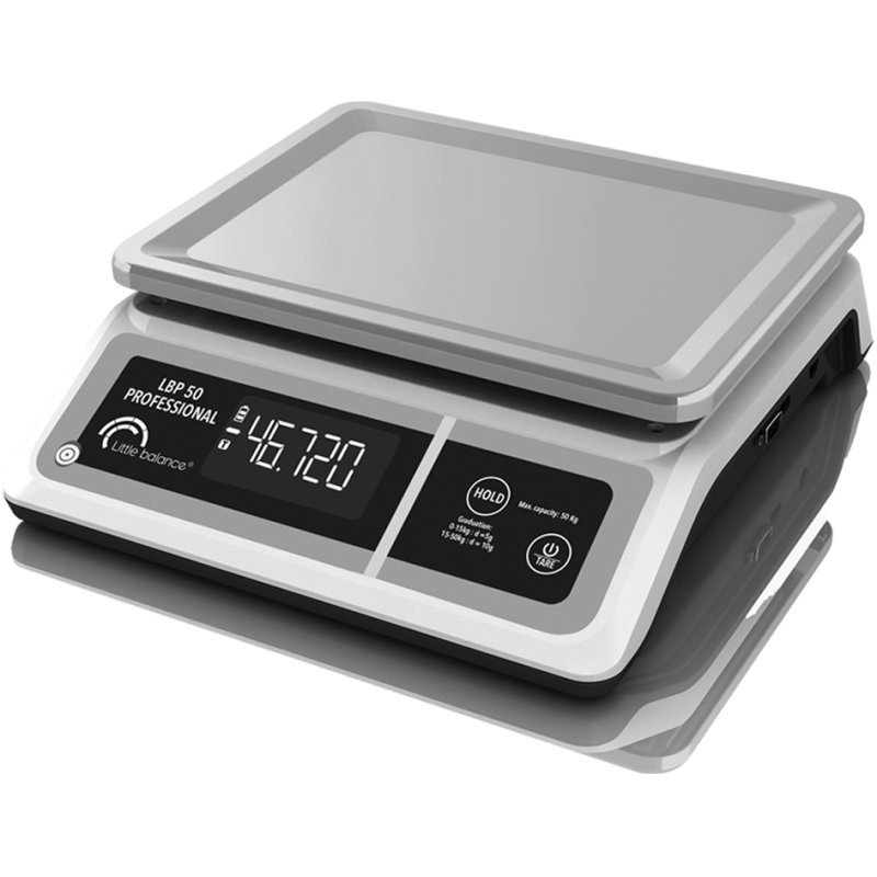 Little balance Pèse-colis LBP 50 Professional, portée de pesée 50 kg, rechargeable