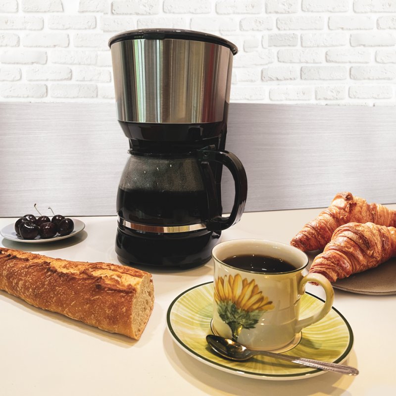 Little balance koffiezetapparaat Little Café, roestvrij staal, 10 kopjes, 1,25 liter