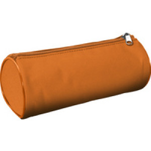 Kangaro etui rond, blauw, rits, 85×210 mm