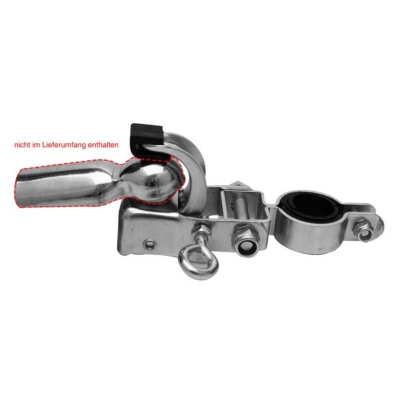 FISCHER bicycle trailer coupling, steel, for cargo trailer Tour/Profi Plus