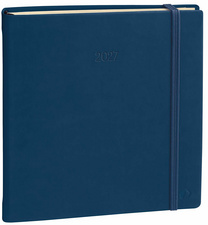 QUO VADIS agenda Exécutif Prestige ML 2027, 160 x 160 mm, zeegroen
