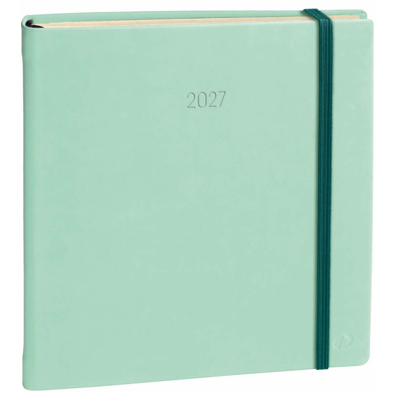 QUO VADIS agenda Exécutif Prestige ML 2027, Silk bleu marine, 160 x 160 mm