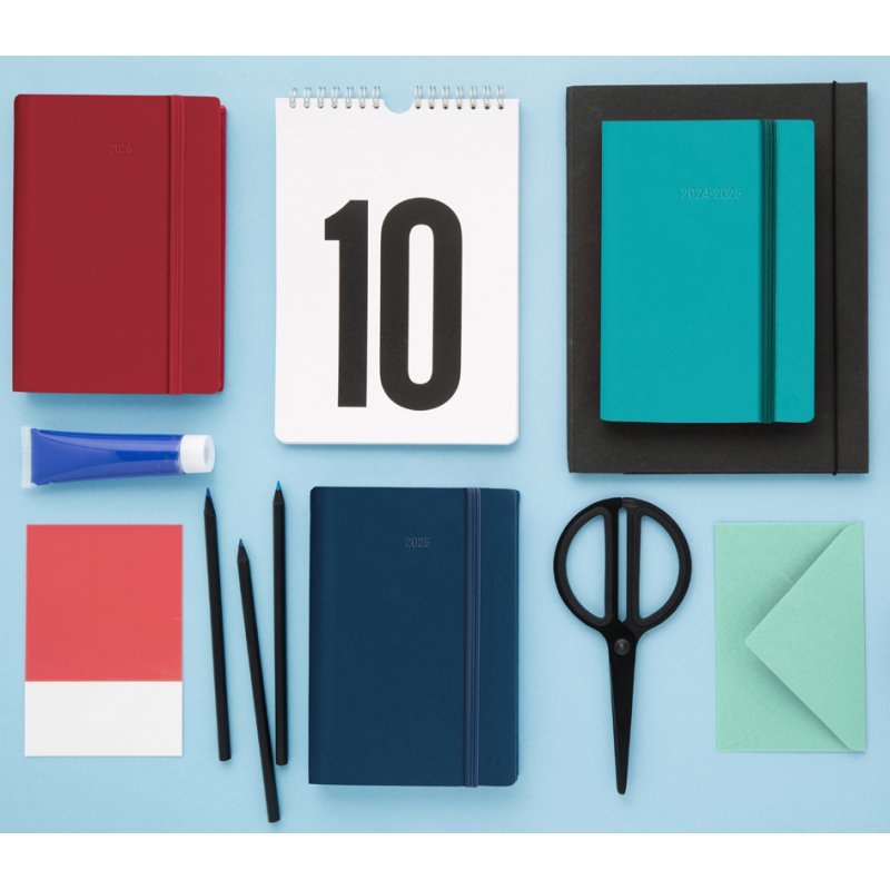 QUO VADIS agenda Président Prestige ML, 210 x 270 mm, bleu marine, fermeture élastique