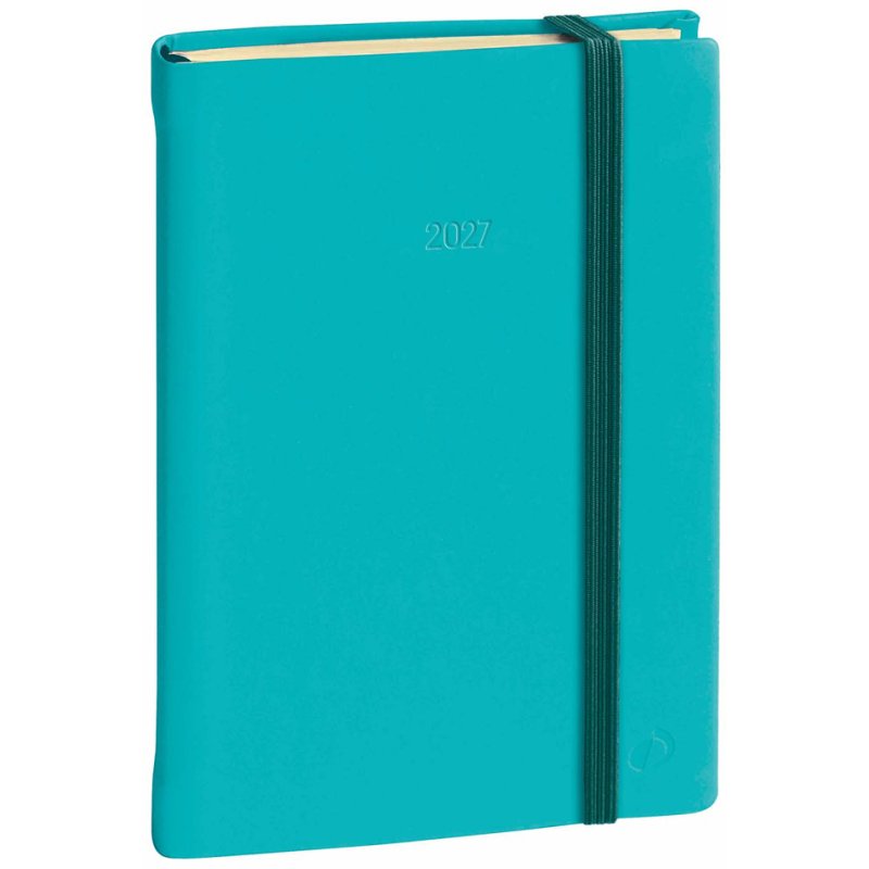 QUO VADIS agenda Ministre Prestige ML 2027, 160x240mm, turquoise, semaine sur 2 pages