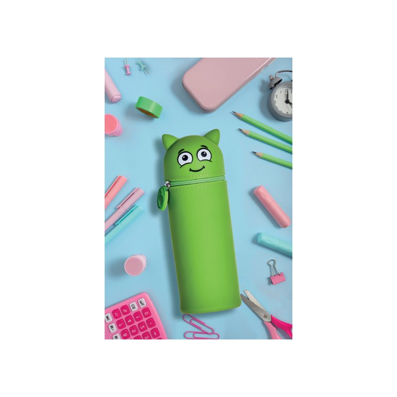 COLOP Marky étui à crayons silicone rétractable, vert, 20 stylos