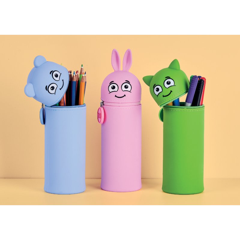 COLOP Marky étui à crayons silicone rétractable, vert, 20 stylos