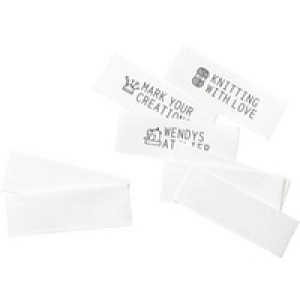 COLOP textielstempel set Craft Labeler Printer 20 DIY, wit, 38×14 mm, 20 innaamlabels