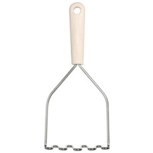 GastroMax aardappelstamper BIO, 280 mm, roestvrij staal/crème