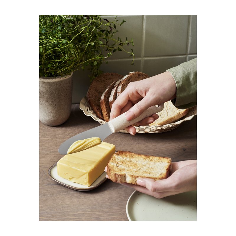 GastroMax BIO botermesje, roestvrij staal/crème, 220 mm