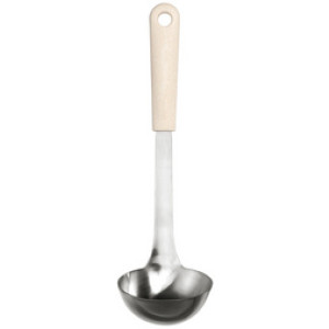 GastroMax soeplepel BIO, roestvrij staal/crème, 310 mm