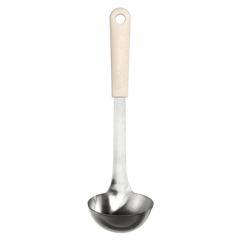 GastroMax soeplepel BIO, roestvrij staal/crème, 310 mm