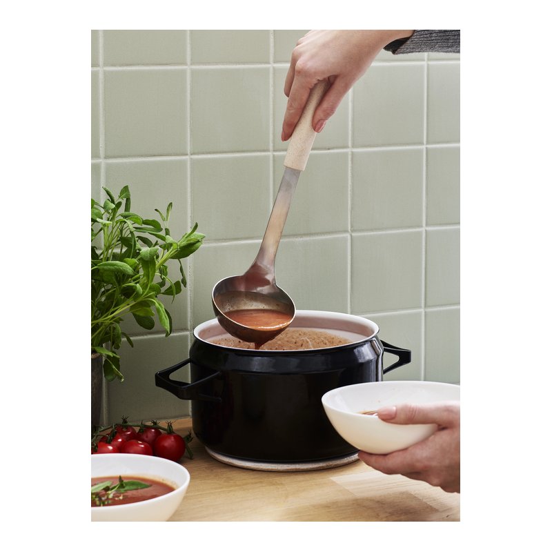 GastroMax soeplepel BIO, roestvrij staal/crème, 310 mm