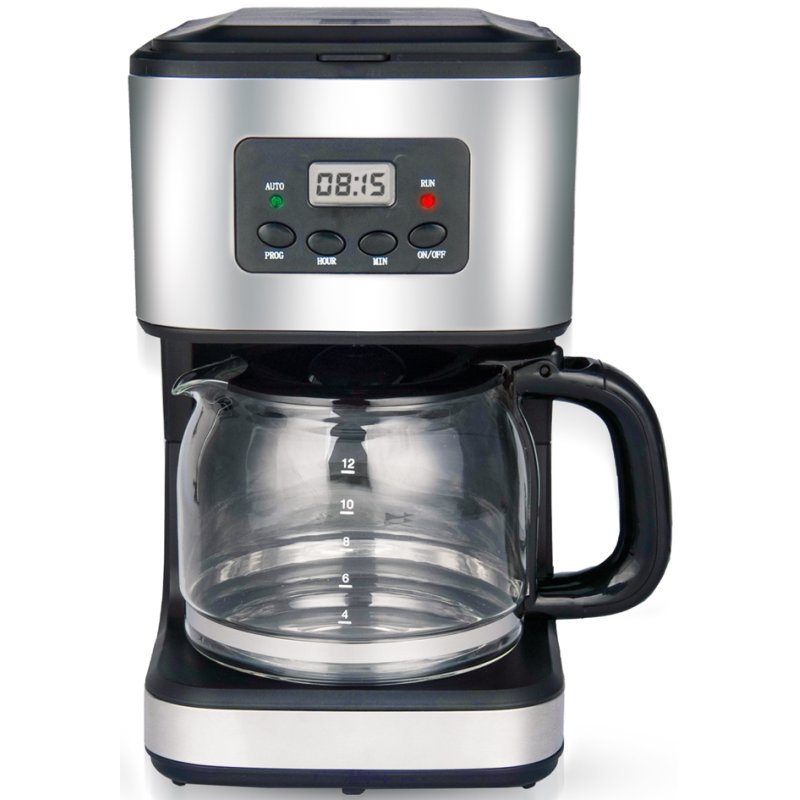 Little Balance koffiezetapparaat Café Control, zilver/zwart, 12 kopjes, 1,5 L