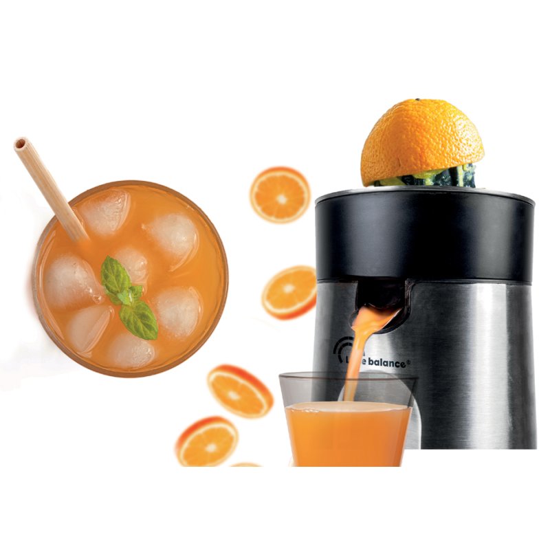 Little balance Vitaminox 2C presse-citron, argent/noir, 85 Watt