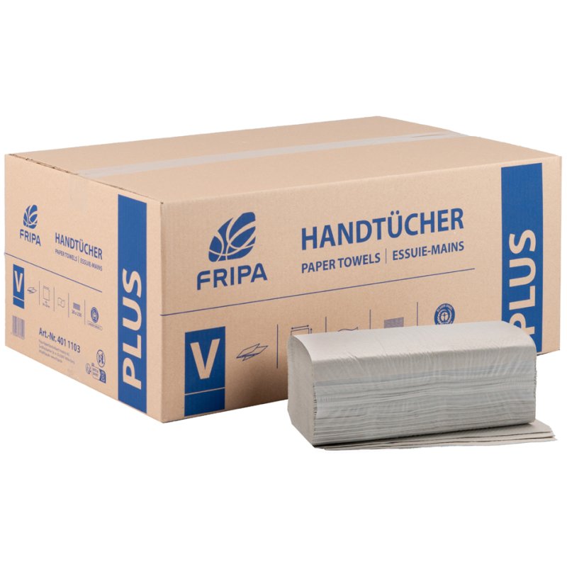 fripa handdoekpapier PLUS, C-vouw, 250 × 330 mm, naturel