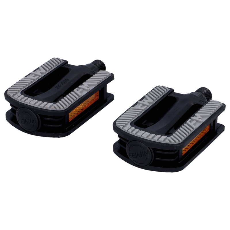 FISCHER bicycle pedals Kids, plastic, side reflectors, 2 pieces