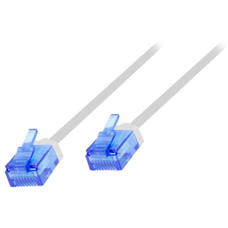 LogiLink Professional Slim High-Flex câble de brassage Cat. 6A, blanc, 10 m