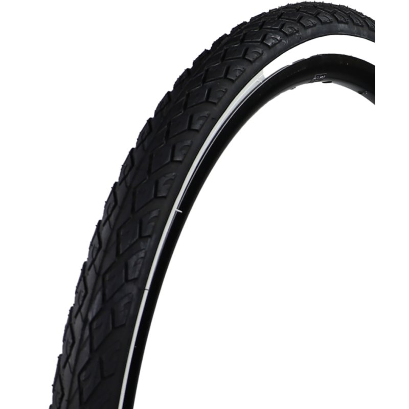FISCHER bicycle tyre, 28 inch, 47-622, black/white, puncture-resistant