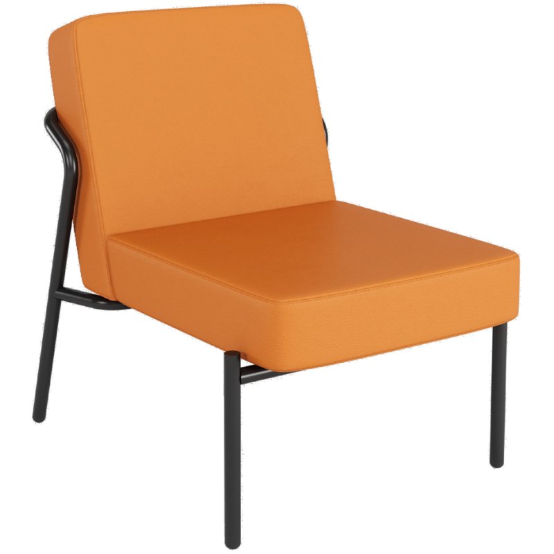 PAPERFLOW chaise visiteur MEDSO KLASSIK S, cuir synthétique, rouge