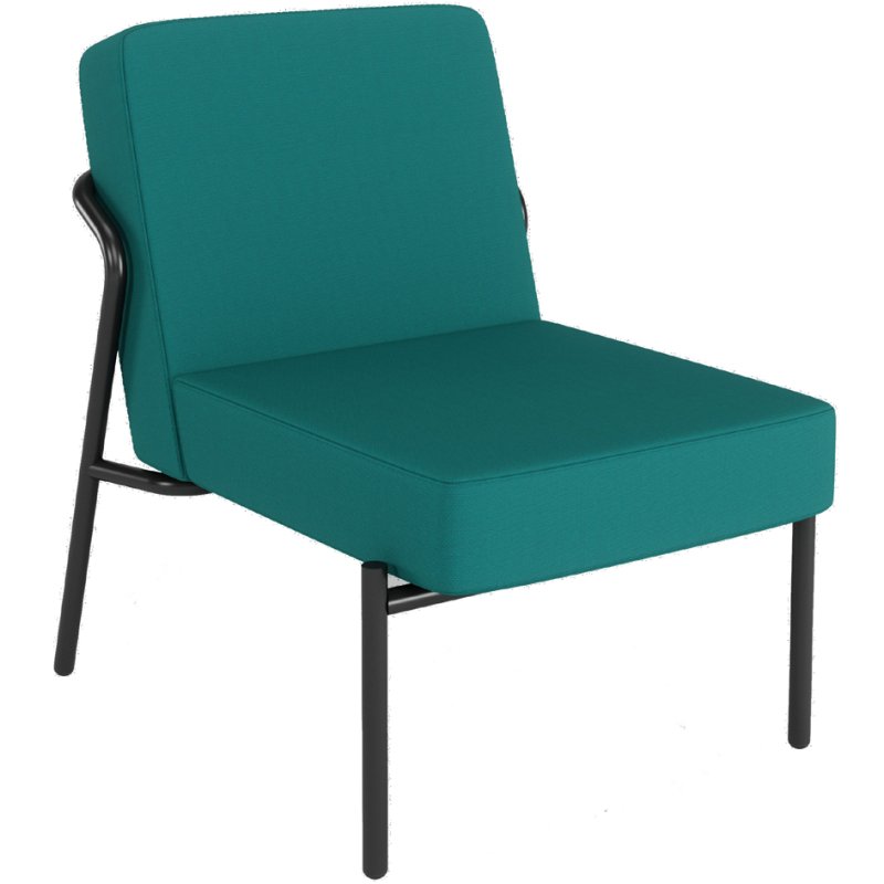 PAPERFLOW Chaise visiteur MEDSO KLASSIK S, vert, extérieur, 120 kg