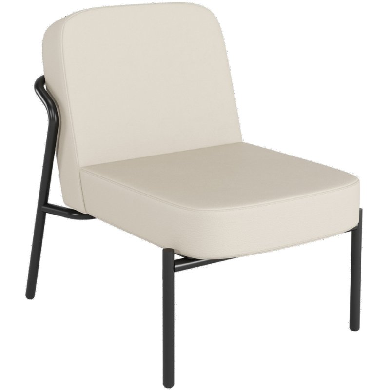 PAPERFLOW chaise visiteur MEDSO ROND S, simili cuir, rouge
