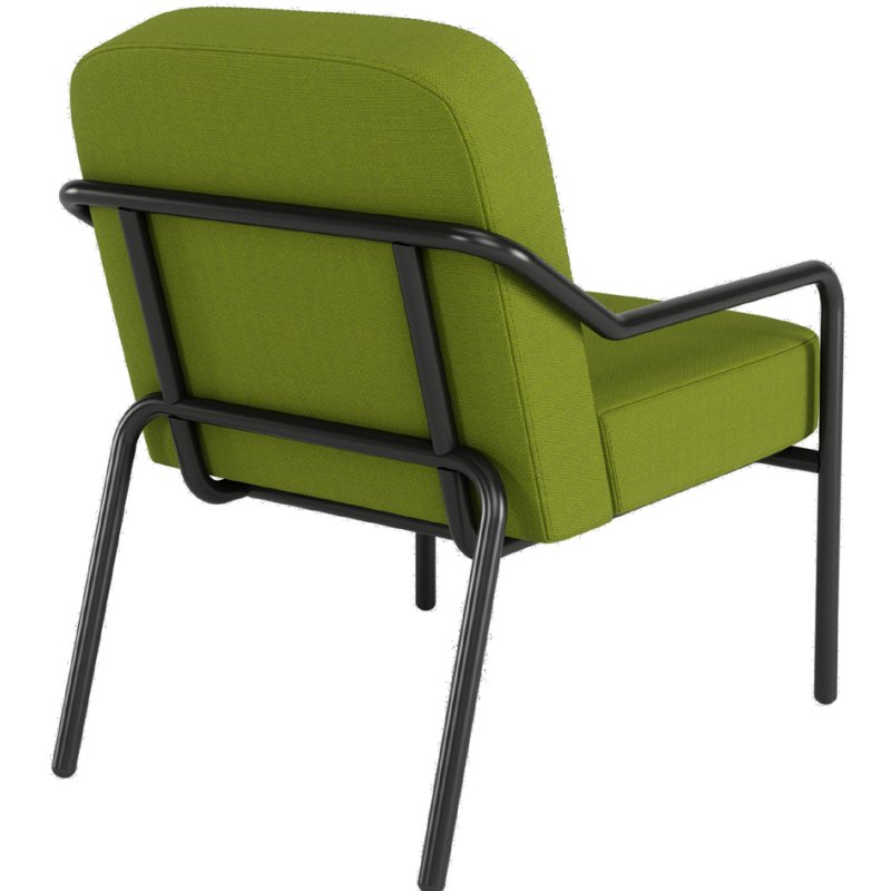 PAPERFLOW chaise visiteur extérieure ronde MEDSO S, gris, capacité 120 kg