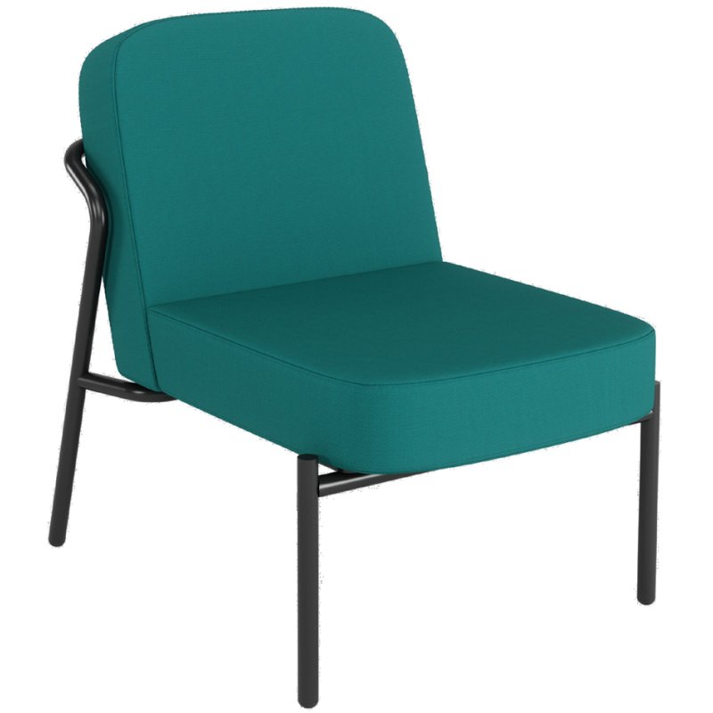 PAPERFLOW chaise visiteur extérieure ronde MEDSO S, gris, capacité 120 kg