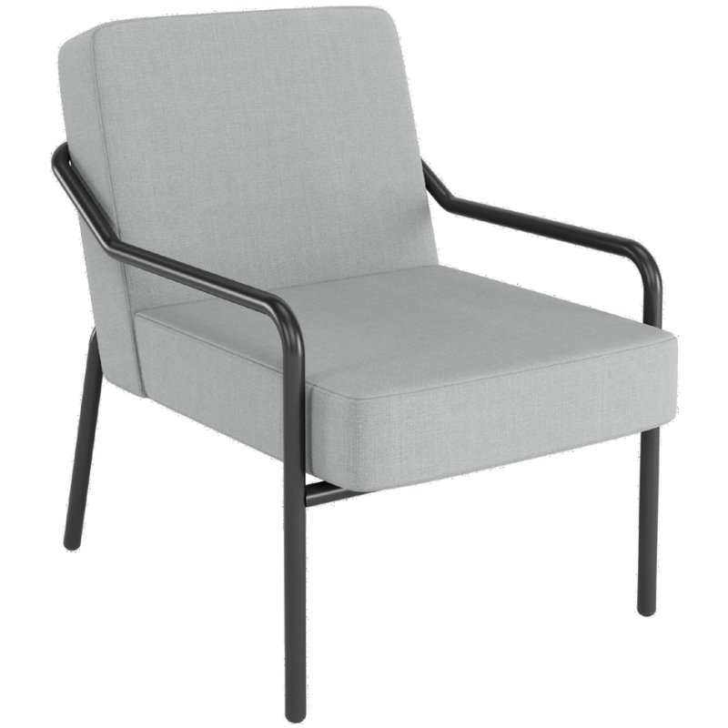 PAPERFLOW chaise visiteur MEDSO KLASSIK M, tissu, bleu