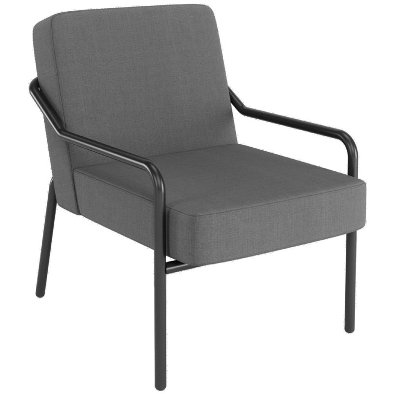 PAPERFLOW chaise visiteur MEDSO KLASSIK M, tissu, bleu