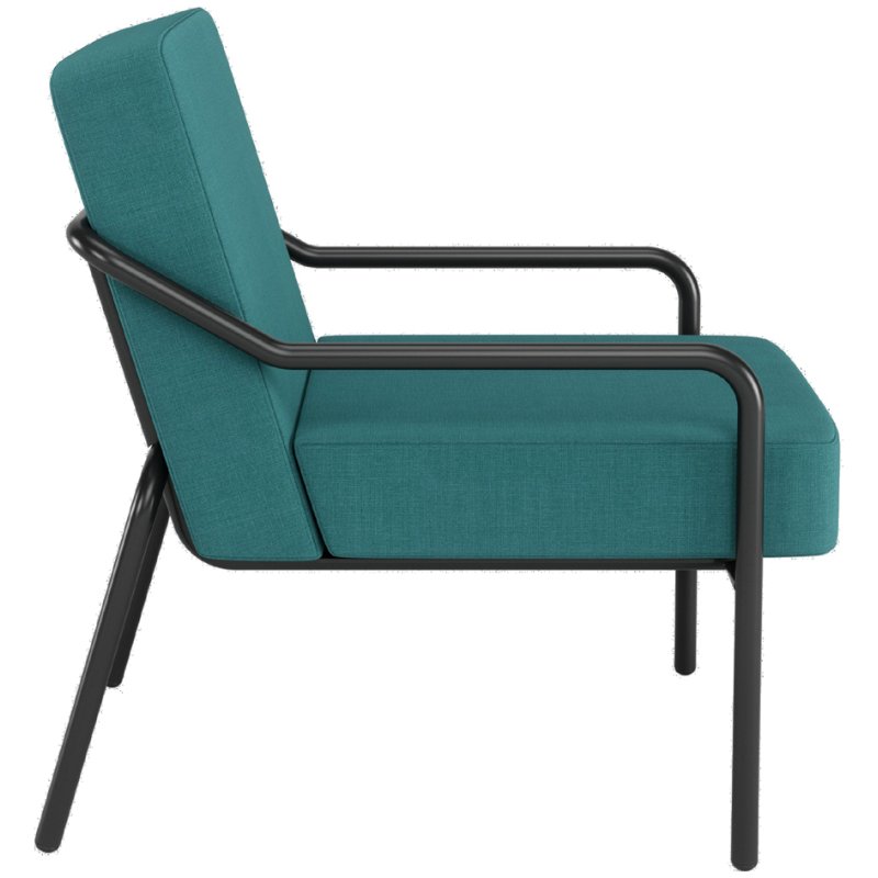 PAPERFLOW chaise visiteur MEDSO KLASSIK M, tissu, bleu