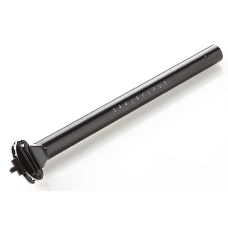 FISCHER seatpost, black, aluminium, 35 mm suspension