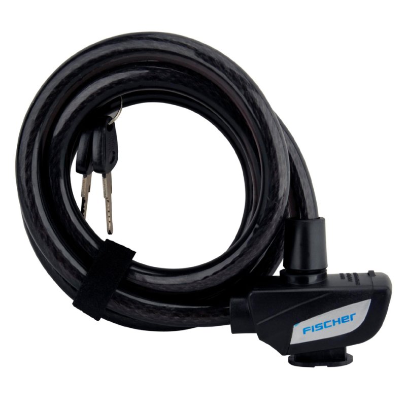 FISCHER antivol câble vélo, 1,80 m, noir, 13 mm
