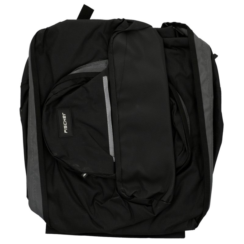 FISCHER bicycle bag for luggage rack, black, 58 litres