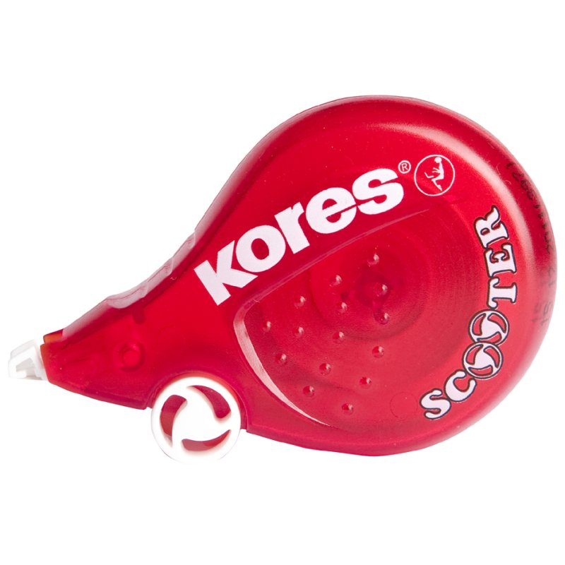 Kores correctieroller SCOOTER, 4,2 mm × 8 m, rood