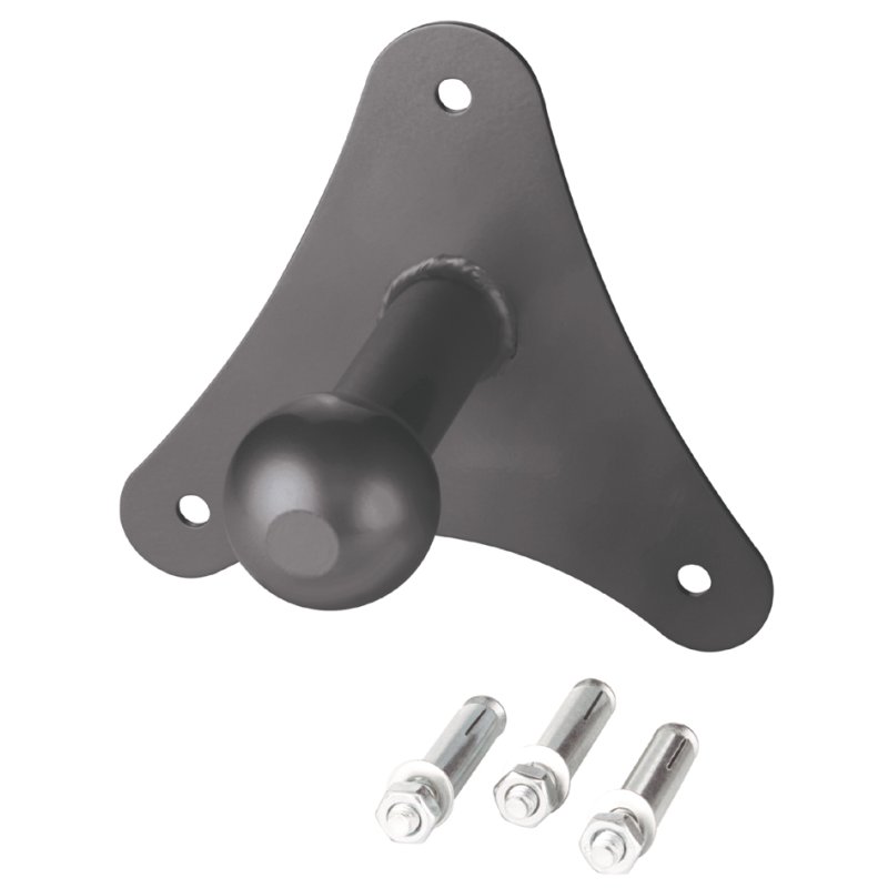 FISCHER support mural pour porte-vélos avec attelage, acier massif, charge statique 50 kg