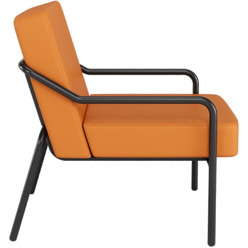 PAPERFLOW chaise visiteur MEDSO KLASSIK M, simili-cuir, noir, 120 kg