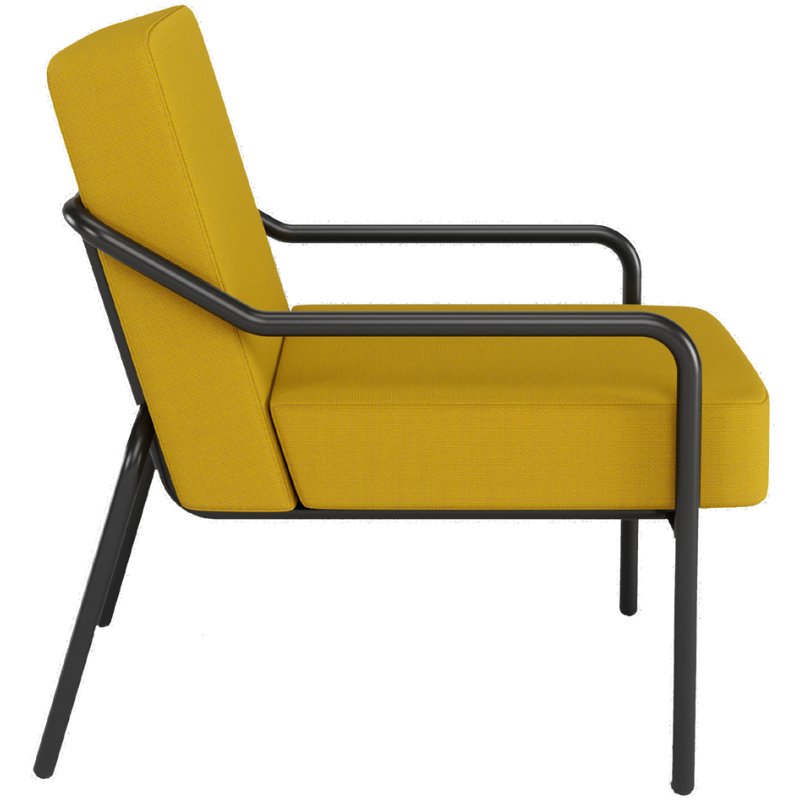 PAPERFLOW chaise visiteur MEDSO KLASSIK M, outdoor, anthracite, capacité 120 kg