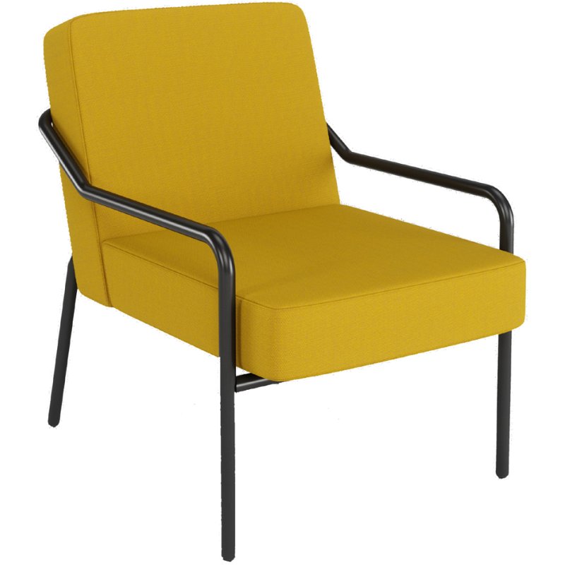 PAPERFLOW chaise visiteur MEDSO KLASSIK M, outdoor, anthracite, capacité 120 kg